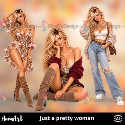 Just a pretty woman