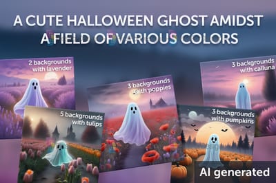 Cute Halloween ghost