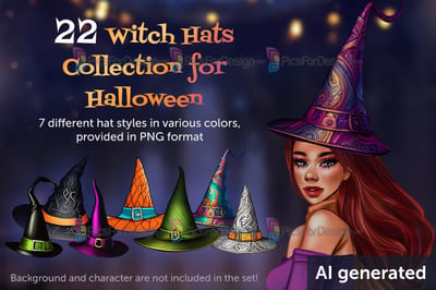 Witch Hats, set 1