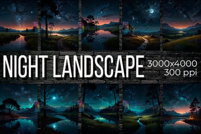 Night landscape