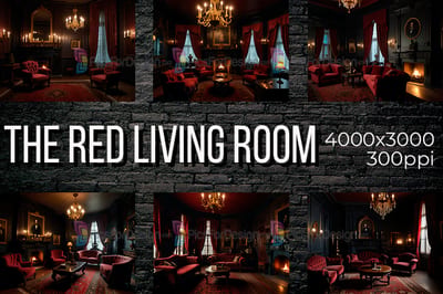 The Red living room
