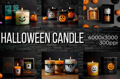 Halloween candle