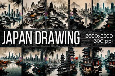 Japan drawing