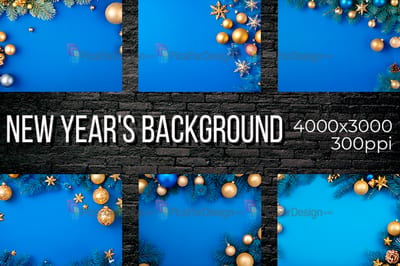 New Year's background