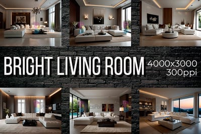 Bright living room