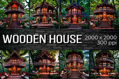 Wooden house
