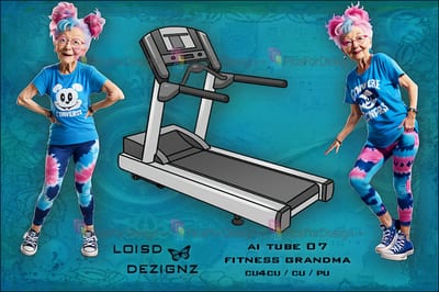AI Tubes 07 - Fitness Grandma - cu4cu/cu/pu