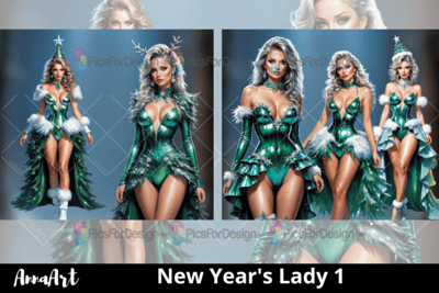 New Year's Lady 1