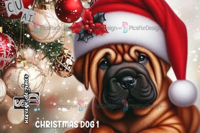 Christmas Dog 1