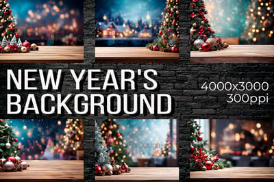 New Year's background