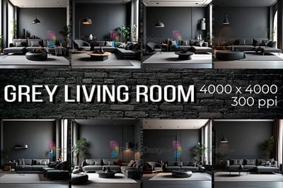 Grey living room