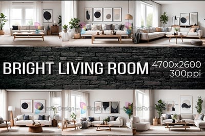 Bright living room