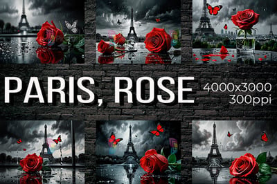 Paris, rose