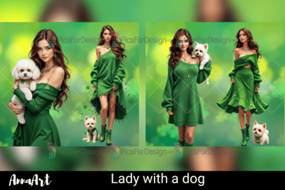 Lady with a dog 2
