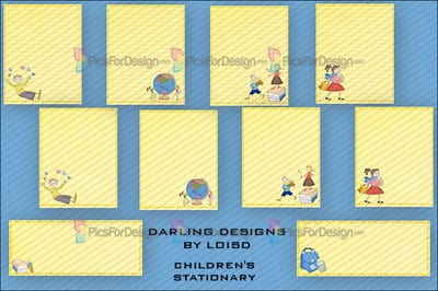 DD Children's Stationary - Yellow
