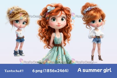 A summer girl