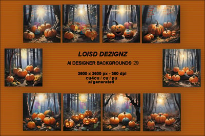 AI Designer Backgrounds 29 - Autumn cu4cu/cu/pu