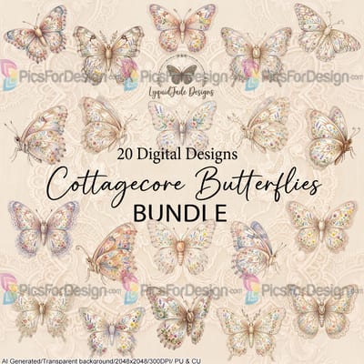 Cottagecore Butterflies
