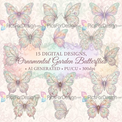 Ornamental Garden Butterfly