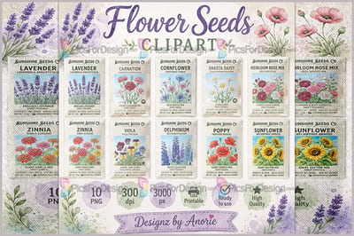 Flower Seeds Clipart