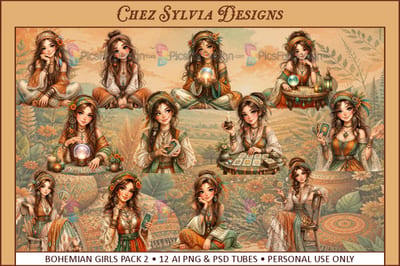Bohemian Girls - AI Pack 2