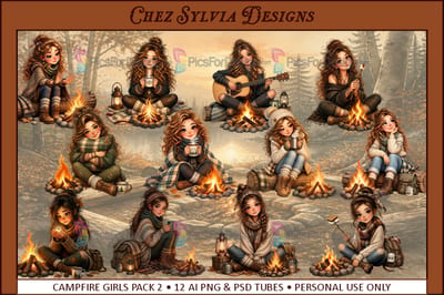 Campfire Girl - AI Pack 01