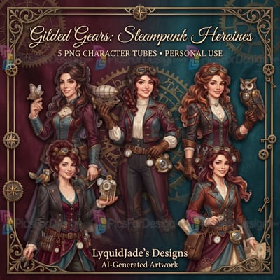 Gilded Gears: Steampunk Heroines