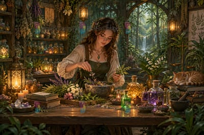 Dahlia Forest Apothecary Digital product Signature 36