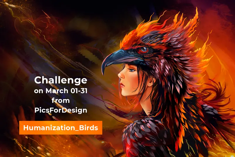 Challenge on March 01-31 from PicsForDesign