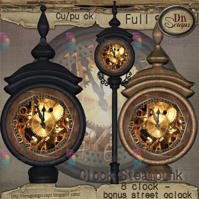 Clock Steampunk   Illustration Store PicsForDesigncom PSP Tubes, PSD