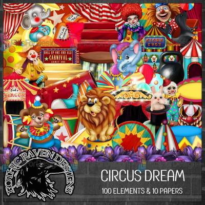 Circus Dreams - Illustration store PicsForDesign.com. PSP tubes, PSD ...