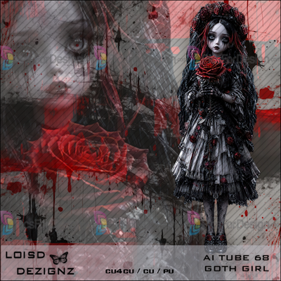AI Tube 68 - Gothic Girl - cu4cu/cu/pu