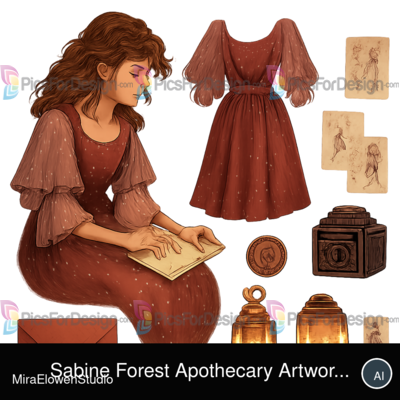 Sabine Forest Apothecary Artwork Signature 38