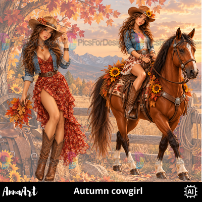 Autumn cowgirl