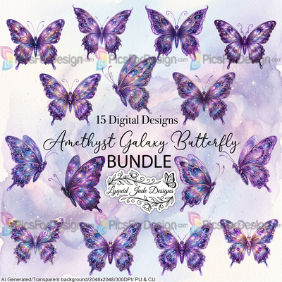 Amethyst Galaxy Butterfly